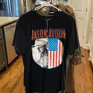 2022 Jason Aldean Concert T Shirt Large